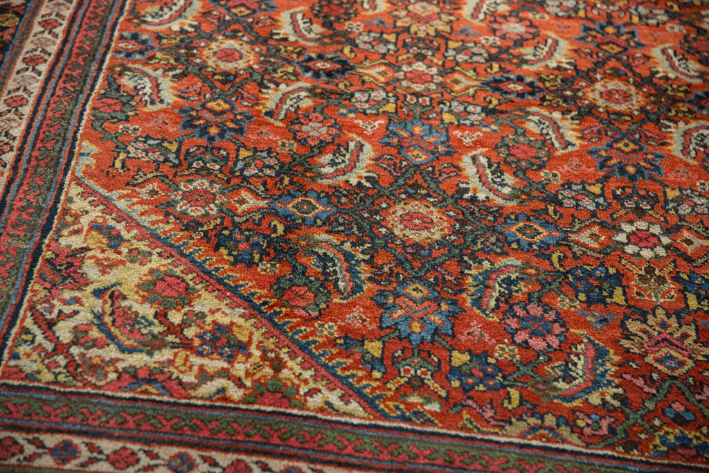 Vintage Persian Mahal Carpet — 1950s | 7'10" × 10'7"