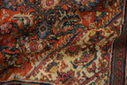 Vintage Persian Mahal Carpet — 1950s | 7'10" × 10'7"