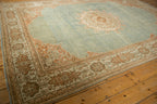 Vintage Persian Mashhad Rug — 1950s | 7' x 10'