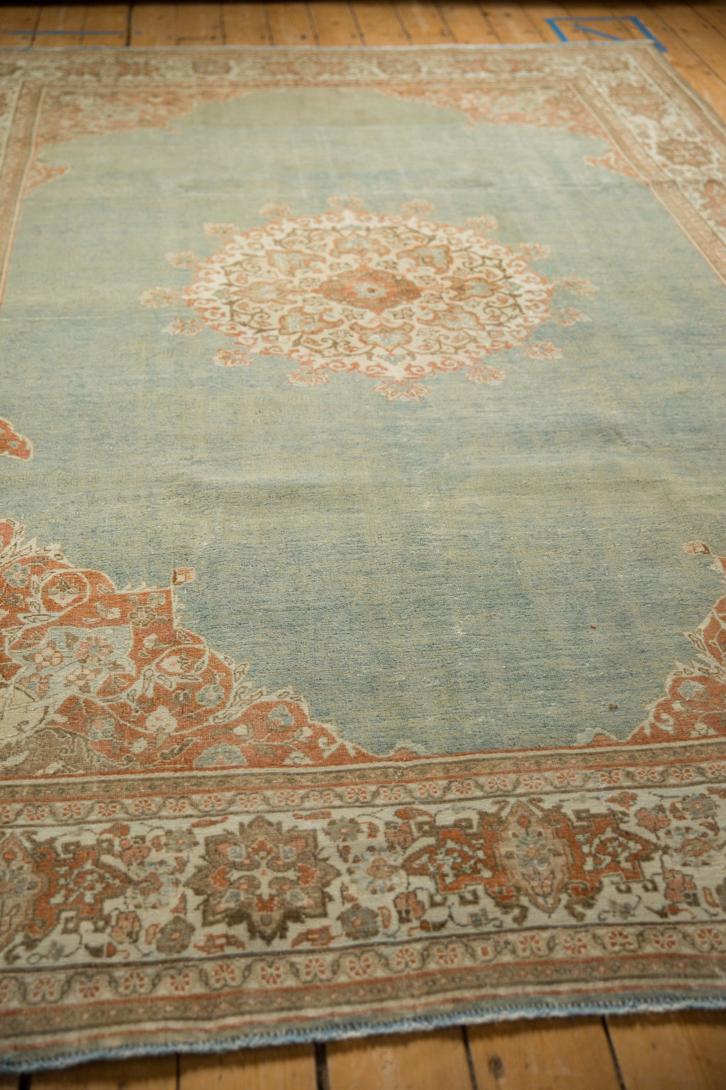 Vintage Persian Mashhad Rug — 1950s | 7' x 10'