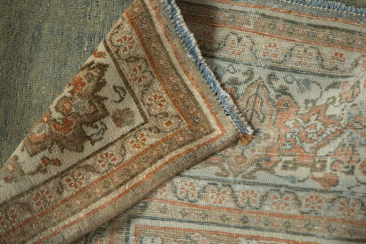Vintage Persian Mashhad Rug — 1950s | 7' x 10'