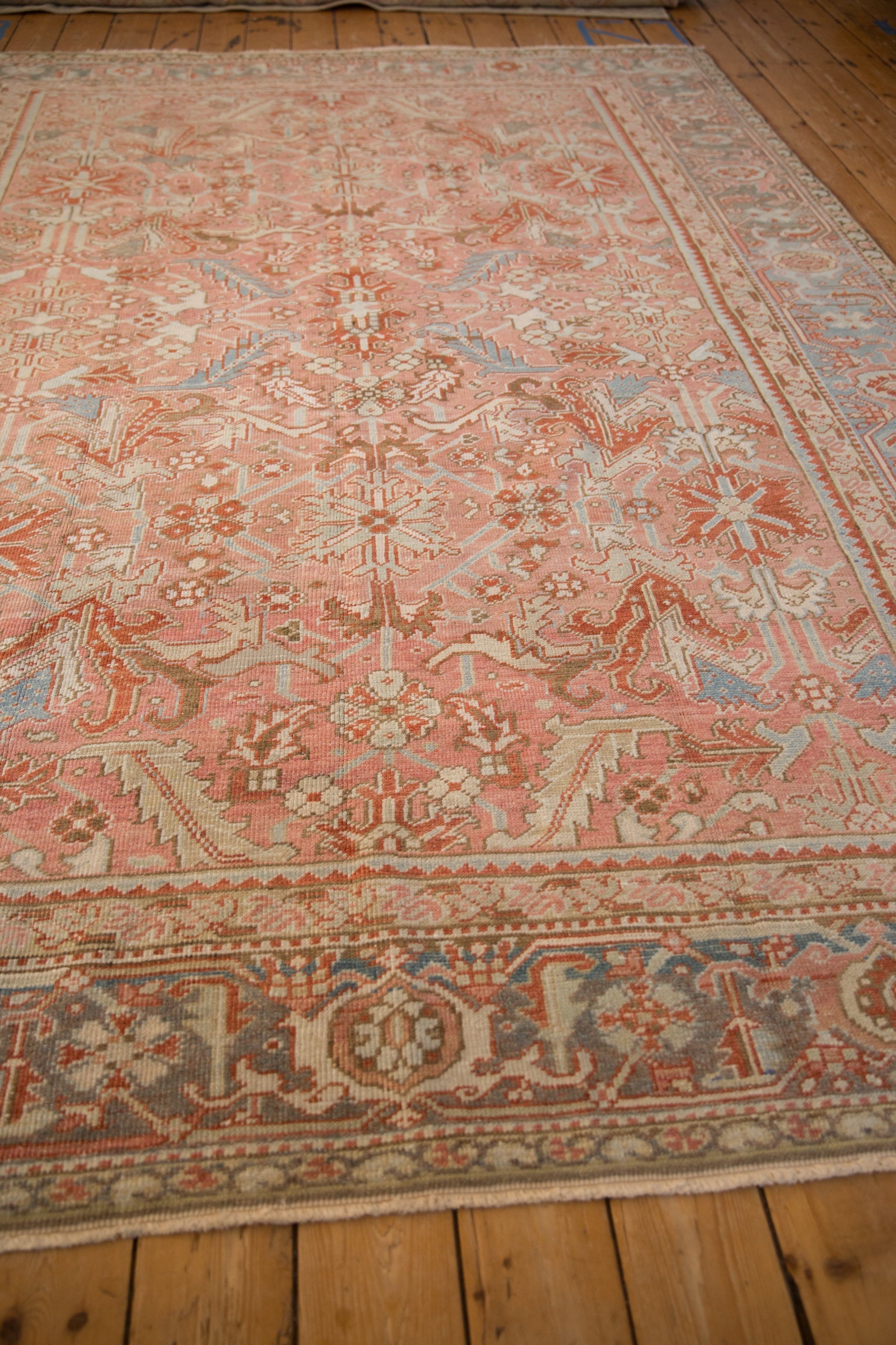 Vintage Persian Heriz Carpet — 1950s | 8'1" × 10'10"