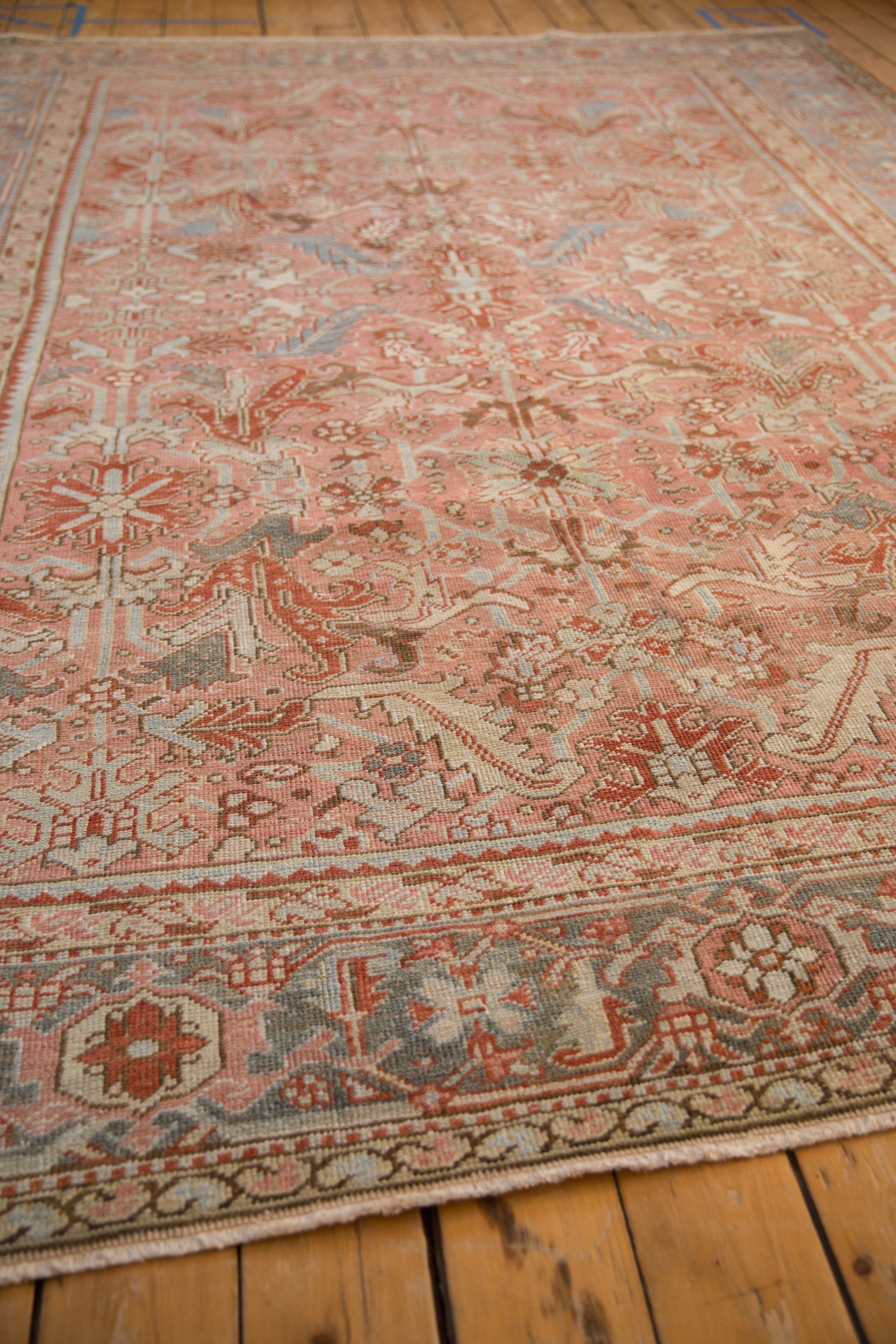 Vintage Persian Heriz Carpet — 1950s | 8'1" × 10'10"