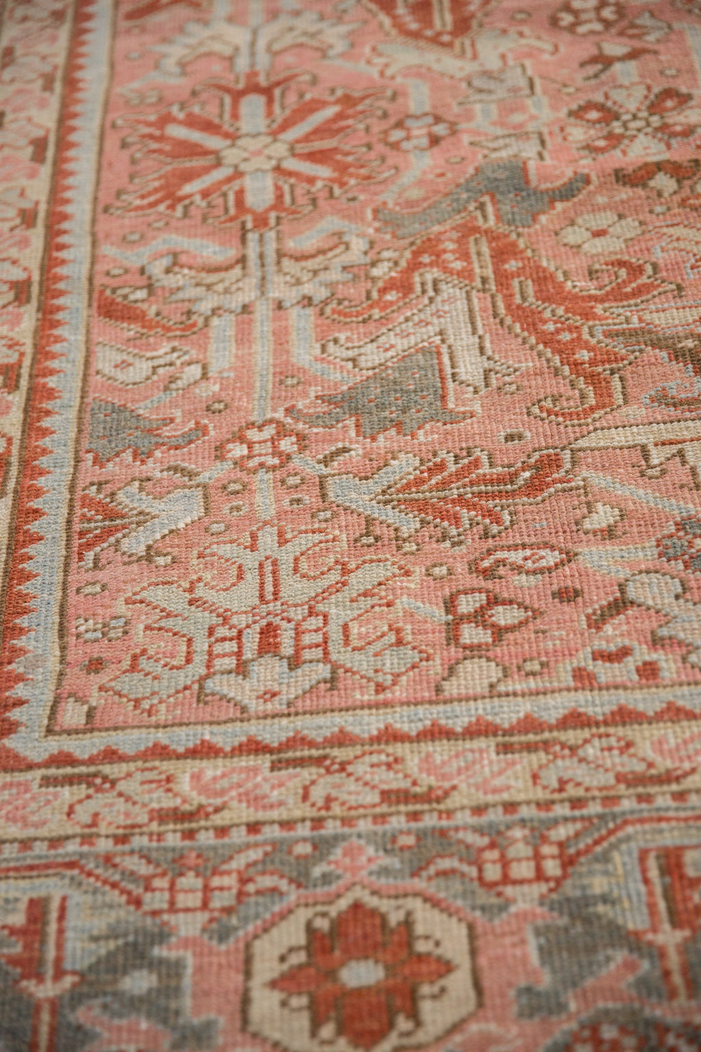 Vintage Persian Heriz Carpet — 1950s | 8'1" × 10'10"