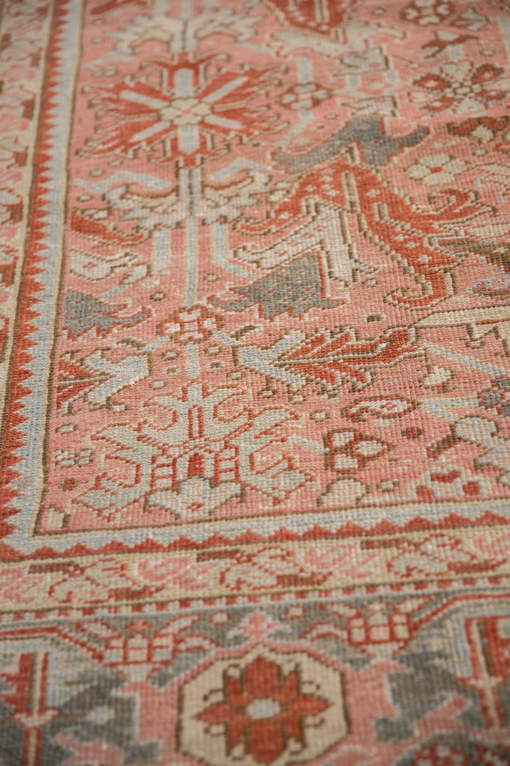 Vintage Persian Heriz Carpet — 1950s | 8'1" × 10'10"