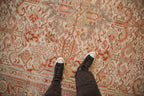 Vintage Persian Heriz Area Rug — 1950s | 7'11" × 9'6"