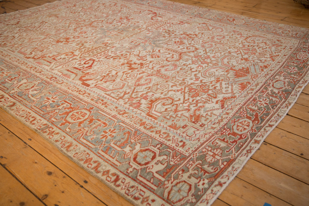 Vintage Persian Heriz Area Rug — 1950s | 7'11" × 9'6"