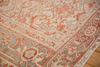 Vintage Persian Heriz Area Rug — 1950s | 7'11" × 9'6"