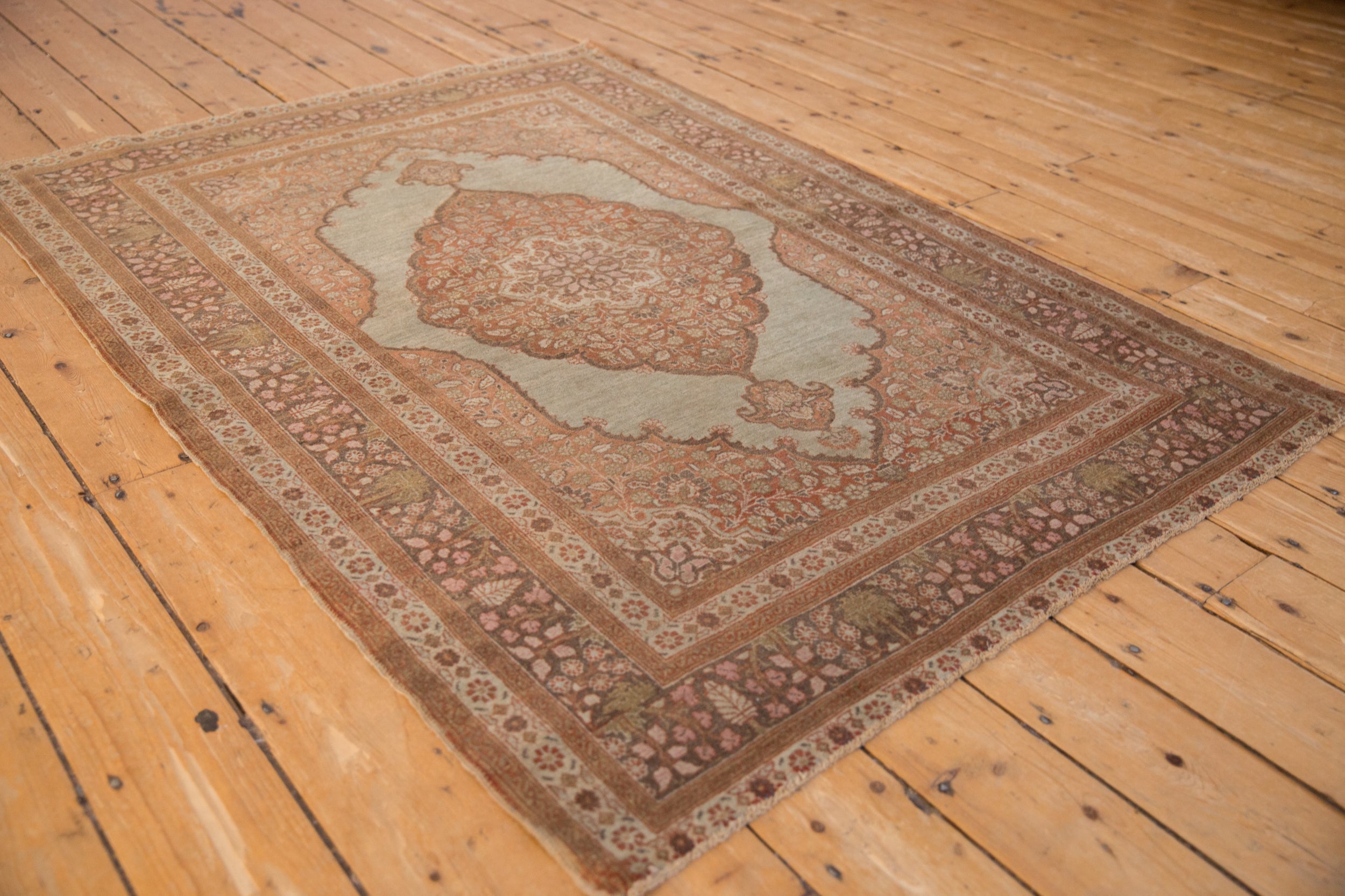 Antique Persian Tabriz Area Rug — 1920s | 4'3" × 5'10"