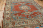 Vintage Persian Veece Square Carpet — 1950s | 6'6" × 7'1"