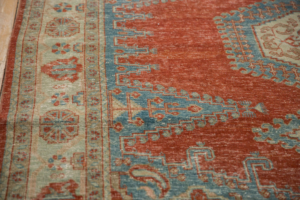 Vintage Persian Veece Square Carpet — 1950s | 6'6" × 7'1"