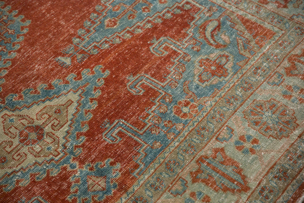 Vintage Persian Veece Square Carpet — 1950s | 6'6" × 7'1"