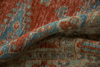 Vintage Persian Veece Square Carpet — 1950s | 6'6" × 7'1"