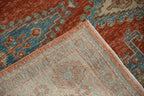 Vintage Persian Veece Square Carpet — 1950s | 6'6" × 7'1"