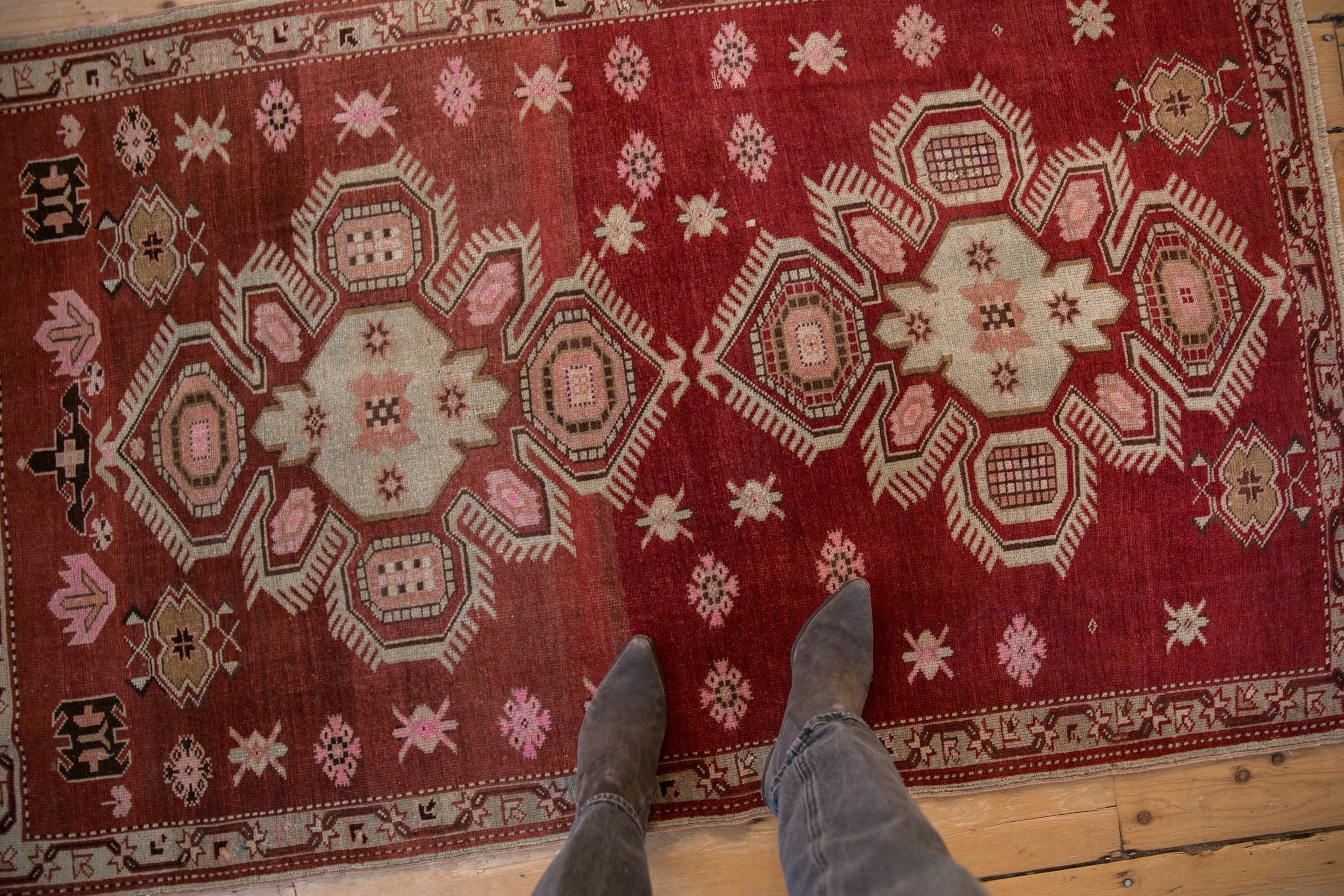 Vintage Caucasian Rug — 1940s | 3'5" x 5'6"