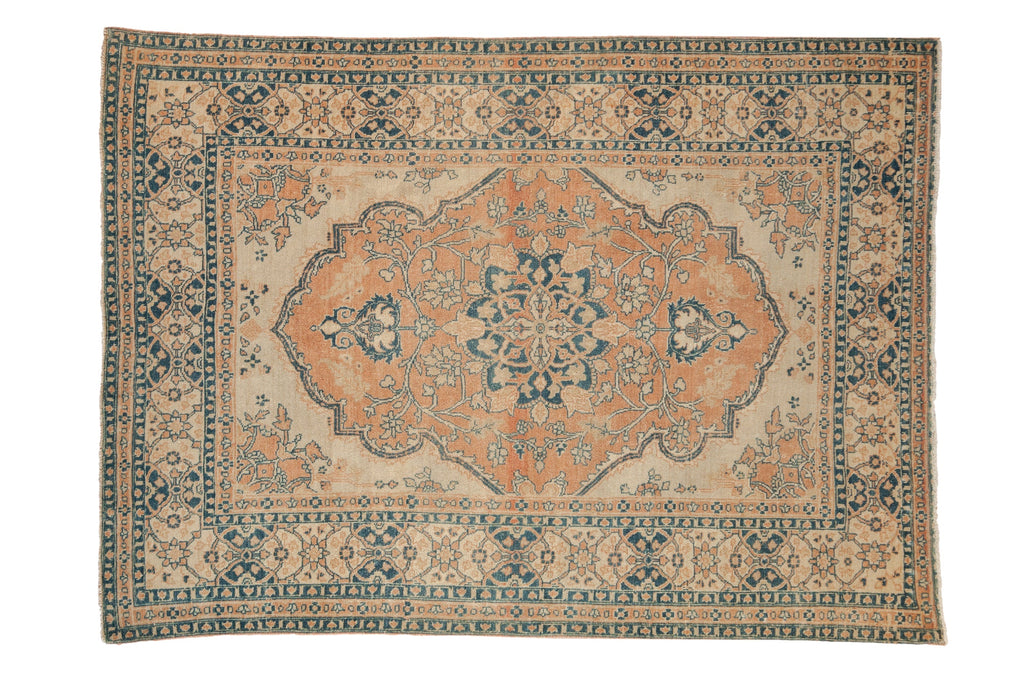 Vintage Persian Tabriz Area Rug — 1930s | 4'6" × 6'