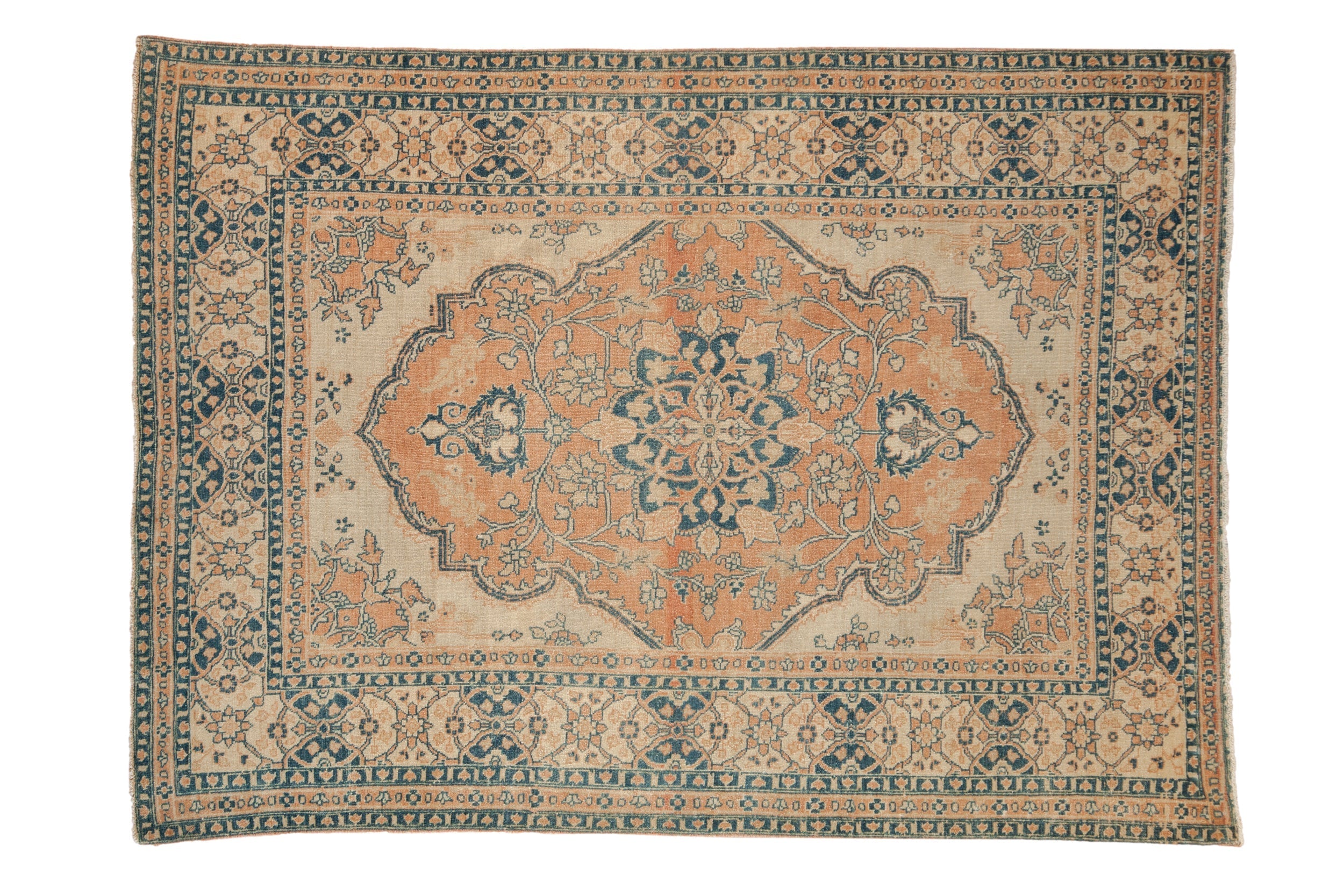 Vintage Persian Tabriz Area Rug — 1930s | 4'6" × 6'