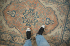 Vintage Persian Tabriz Area Rug — 1930s | 4'6" × 6'