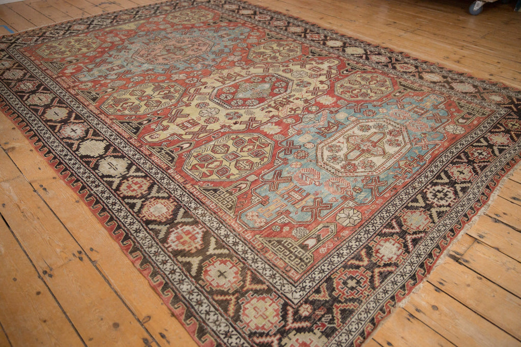 Antique Caucasian Soumac Rug — 1910s | 7'1" x 9'11"