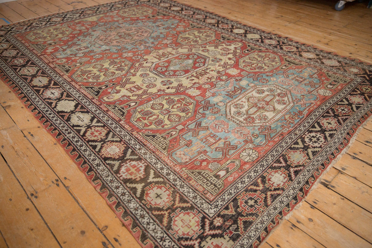 Antique Caucasian Soumac Rug — 1910s | 7'1" x 9'11"