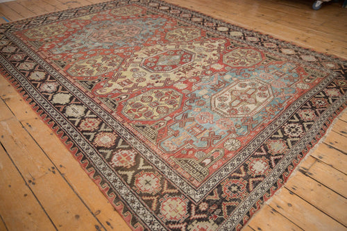 Antique Caucasian Soumac Rug — 1910s | 7'1" x 9'11"