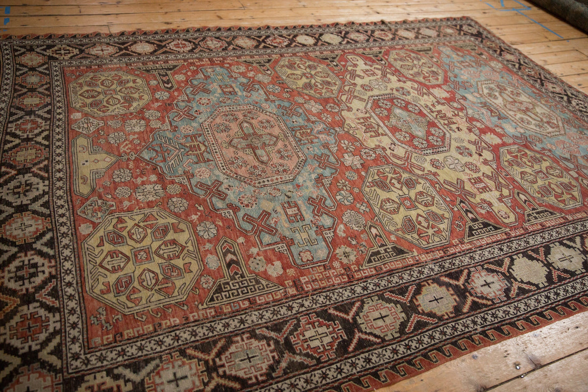Antique Caucasian Soumac Rug — 1910s | 7'1" x 9'11"