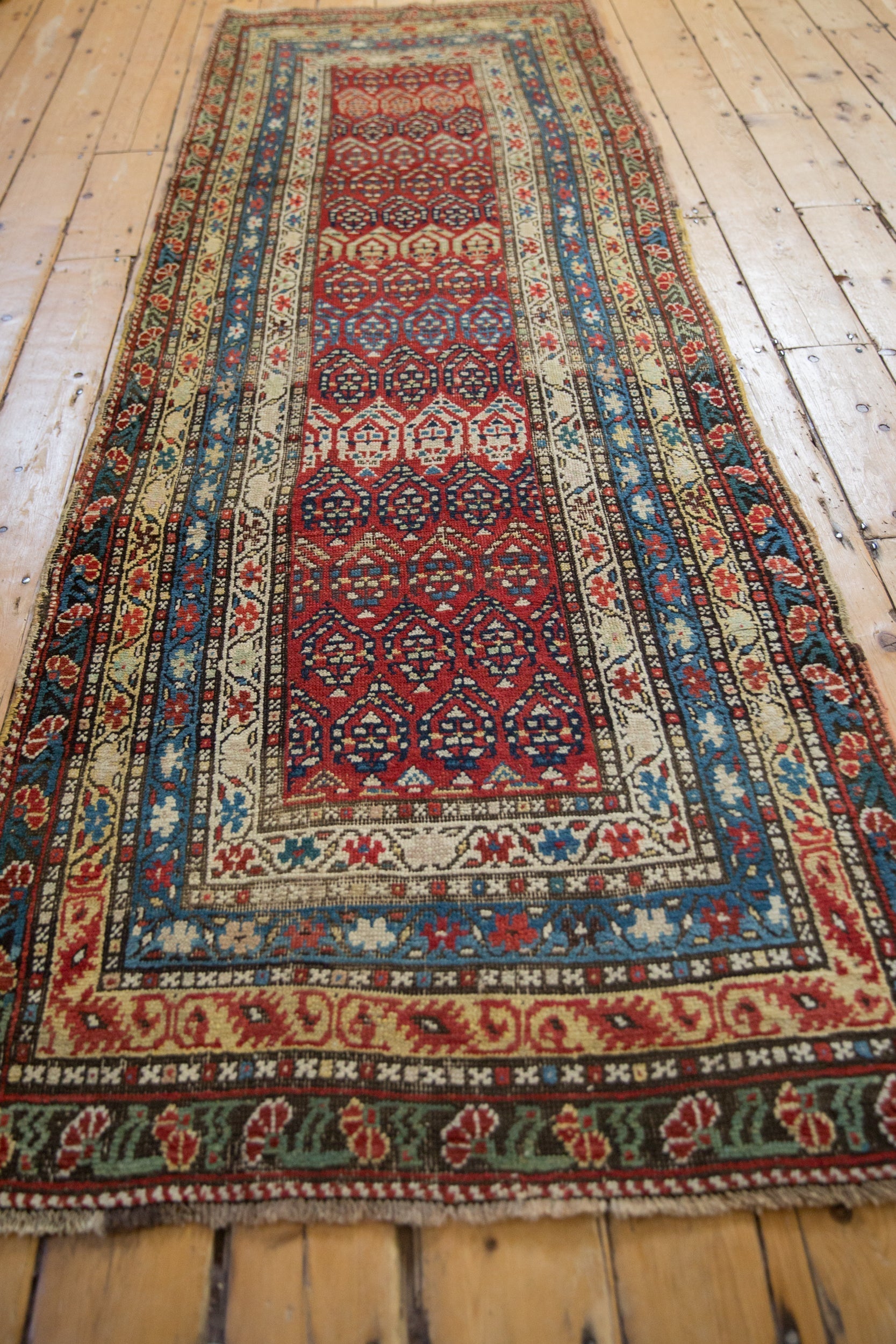 Antique Armenian Karabagh Rug Runner — 1890s | 3' x 8'10"