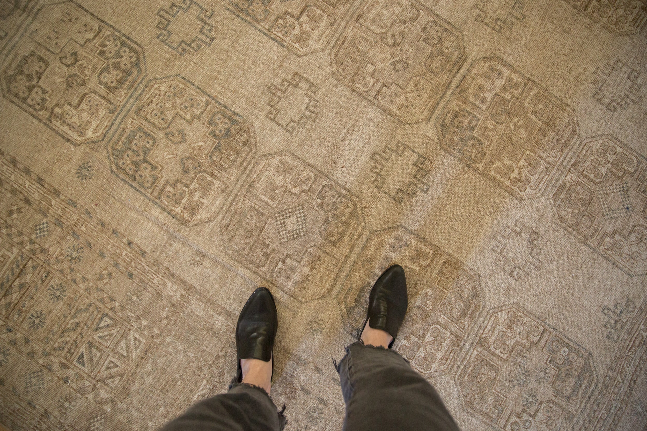 Vintage Afghan Ersari Carpet — 1950s | 8'4" x 10'7"