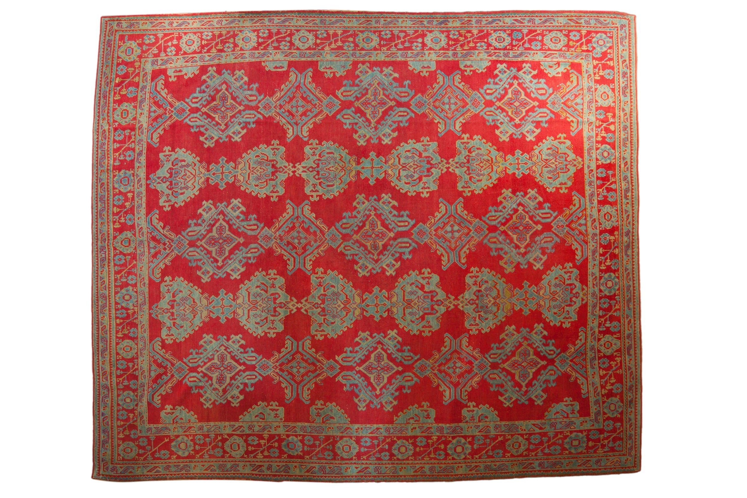Vintage Turkish Oushak Carpet — 1940s | 11'9" x 13'8"