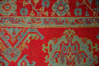 Vintage Turkish Oushak Carpet — 1940s | 11'9" x 13'8"