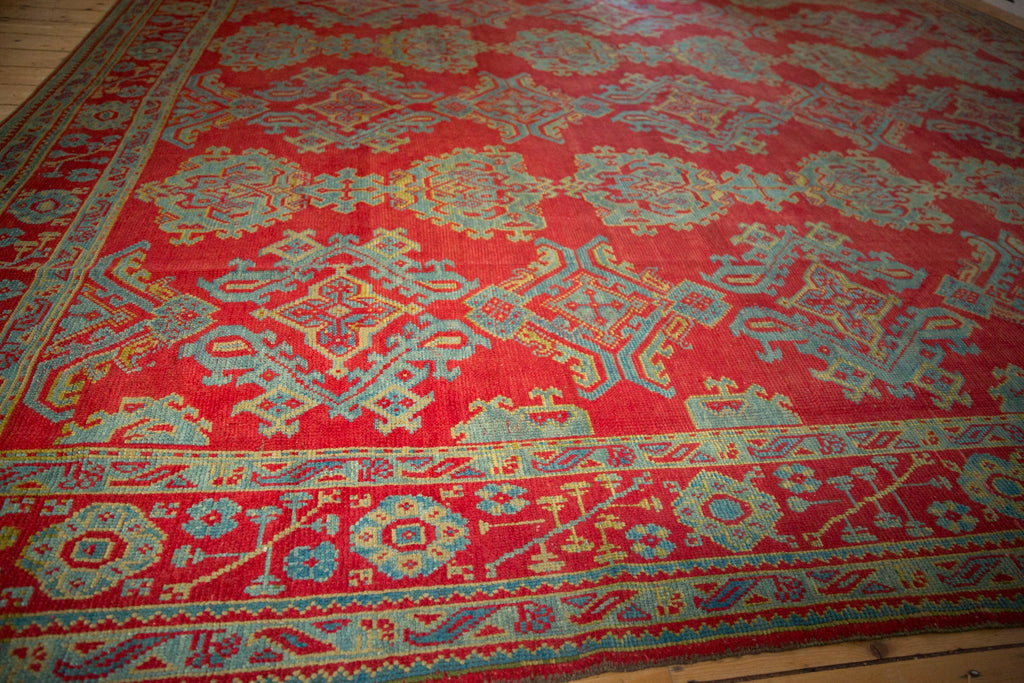 Vintage Turkish Oushak Carpet — 1940s | 11'9" x 13'8"