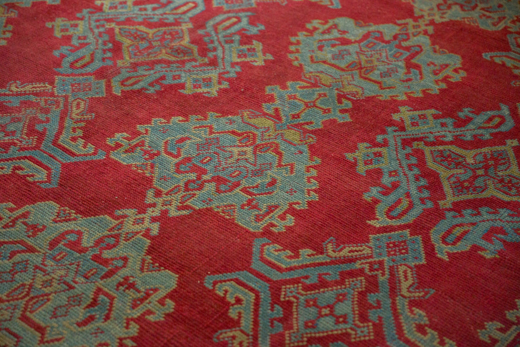 Vintage Turkish Oushak Carpet — 1940s | 11'9" x 13'8"