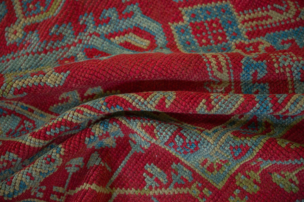 Vintage Turkish Oushak Carpet — 1940s | 11'9" x 13'8"