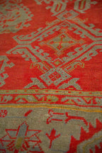 Antique Turkish Oushak Carpet — 1920s | 13'6" × 15'