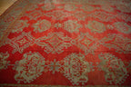 Antique Turkish Oushak Carpet — 1920s | 13'6" × 15'