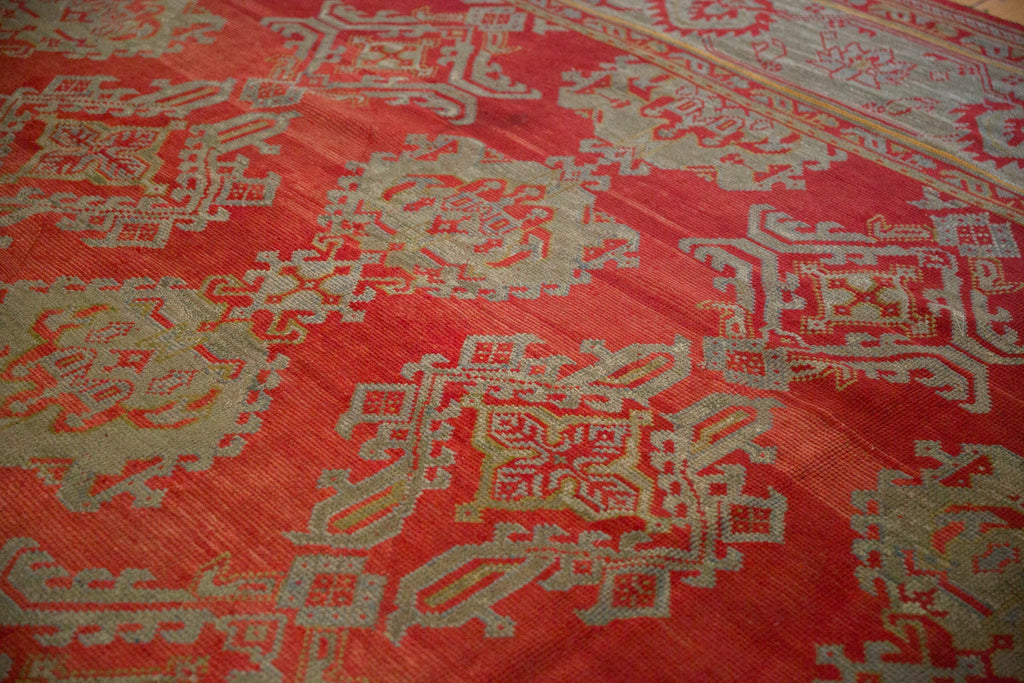 Antique Turkish Oushak Carpet — 1920s | 13'6" × 15'