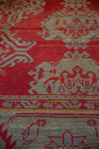 Antique Turkish Oushak Carpet — 1920s | 13'6" × 15'