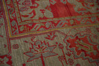 Antique Turkish Oushak Carpet — 1920s | 13'6" × 15'