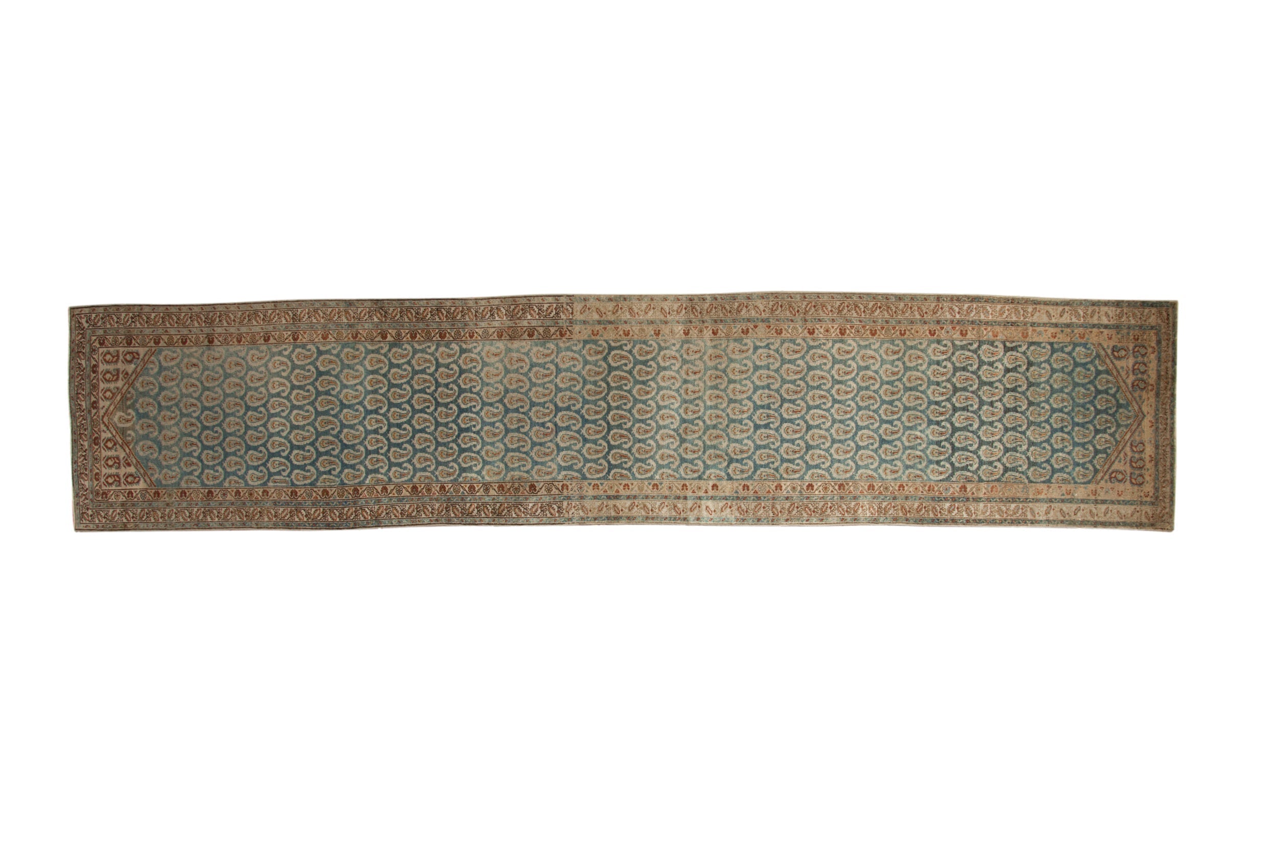 Vintage Persian Hamadan Rug Runner — 1930s | 3'3" x 15'11"