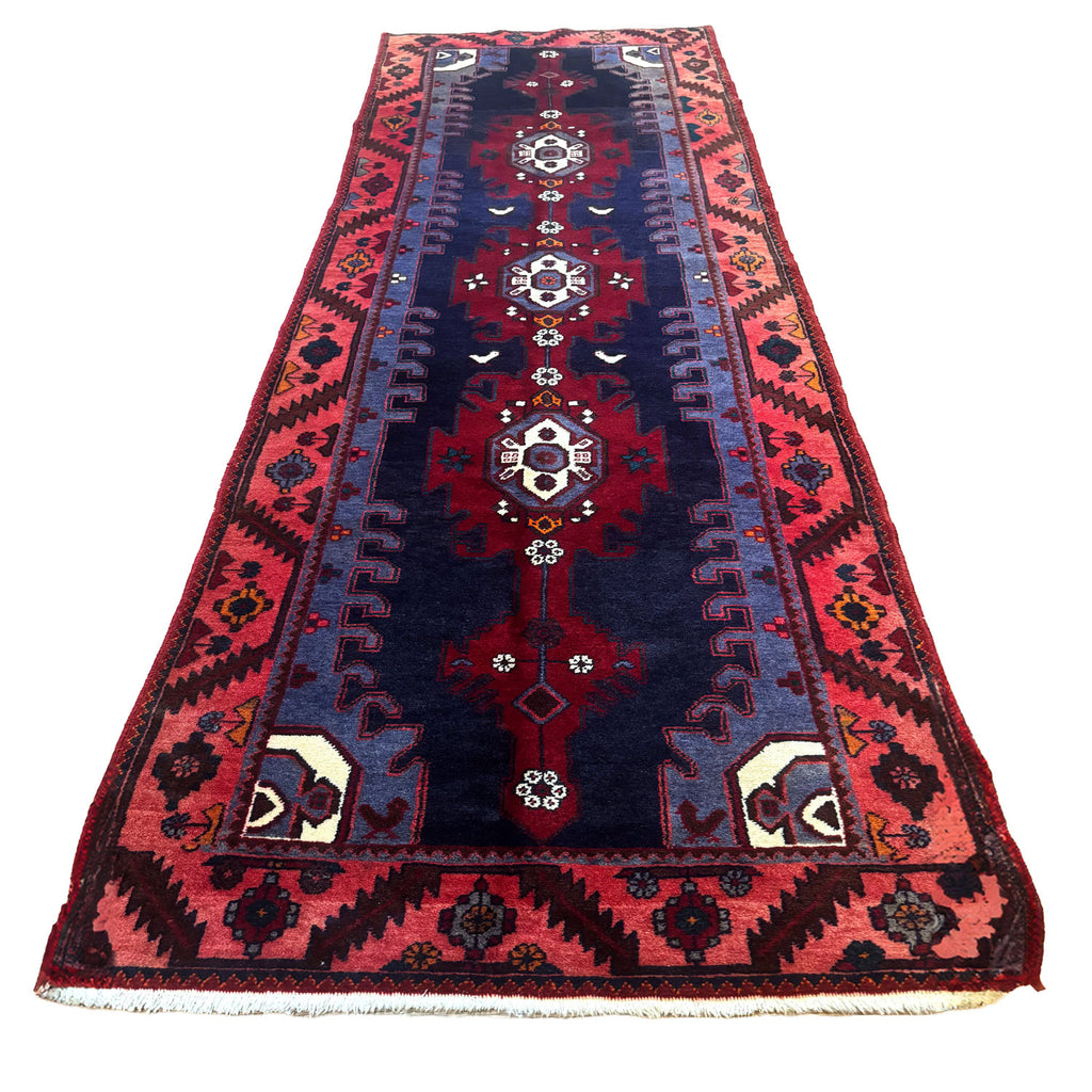 Vintage Persian Karajeh Runner — 1950s | 3'6" x 9'5"