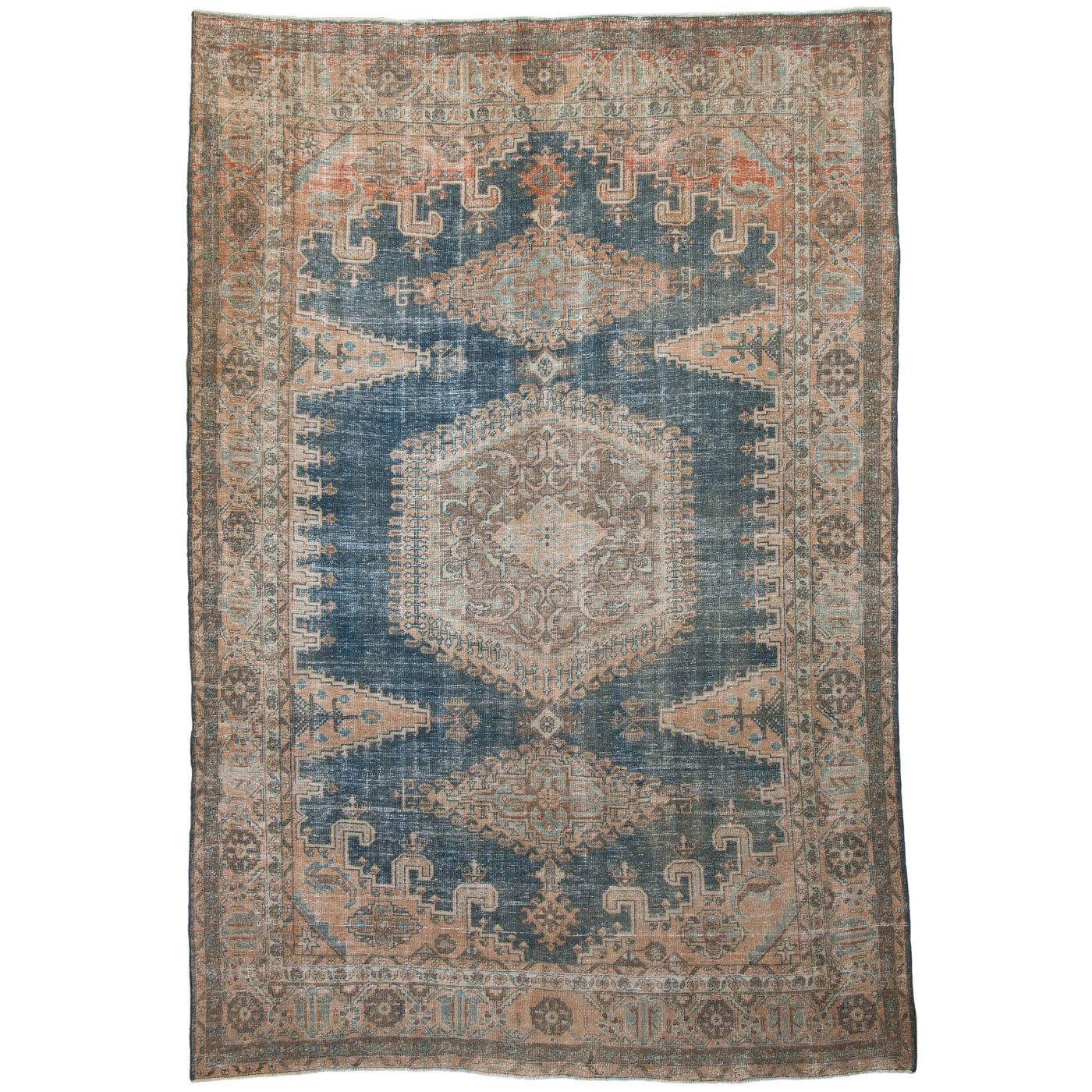 Vintage Persian Veece Carpet — 1950s | 7'7" × 10'11"
