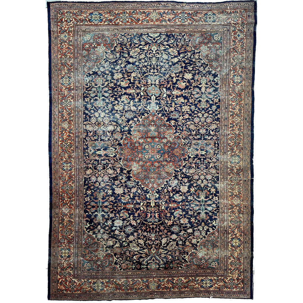 Antique Persian Mahal Rug — Circa 1900 | 8'3" x 12'