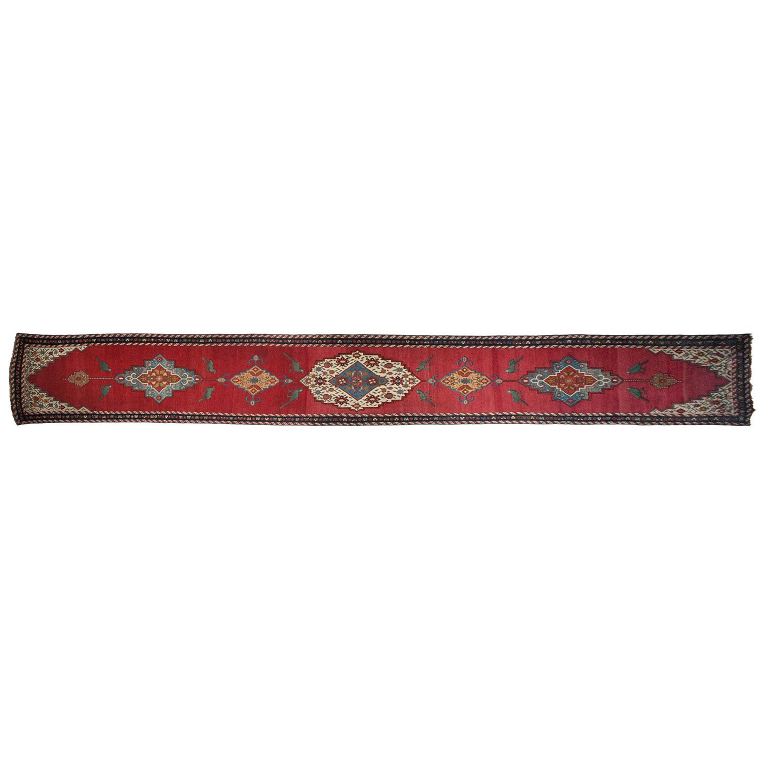 Antique Karabagh Runner — 1890s | 3'8" x 23'9"