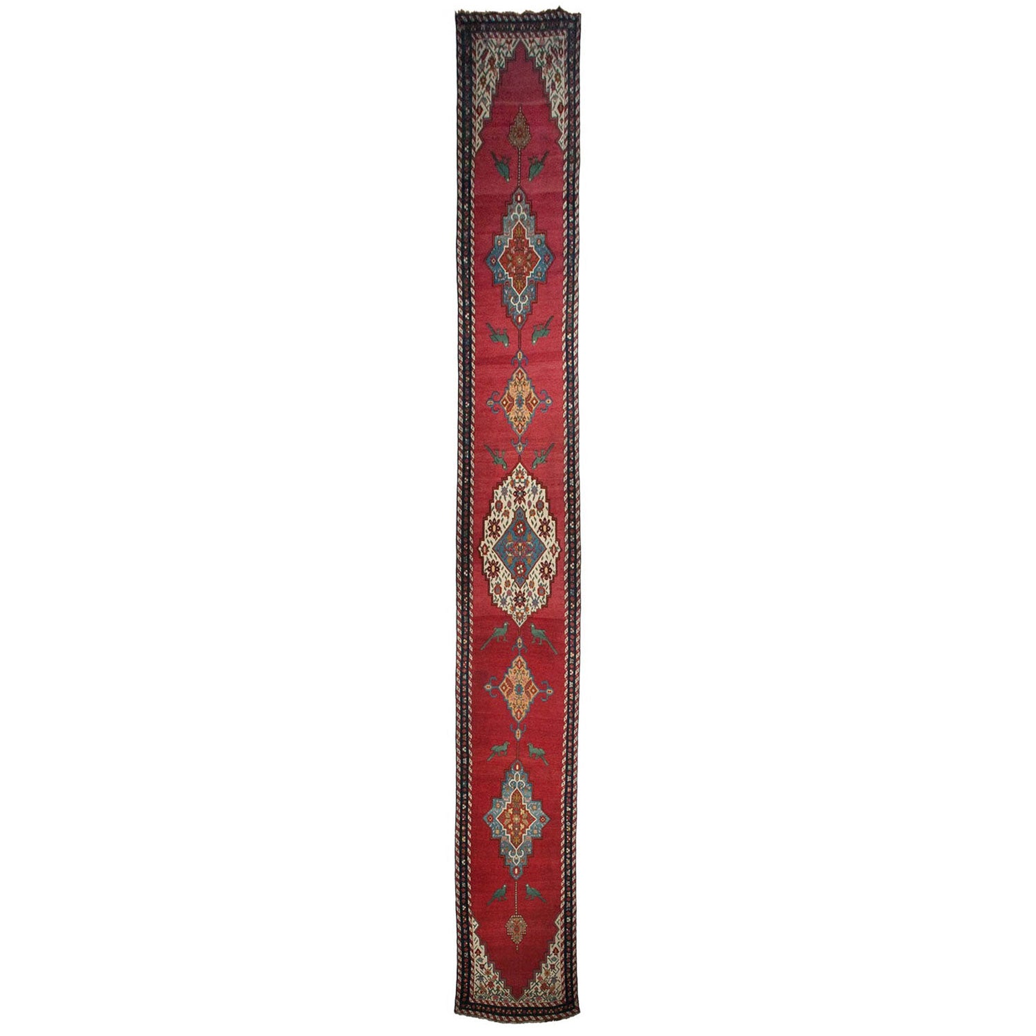 Antique Karabagh Runner — 1890s | 3'8" x 23'9"