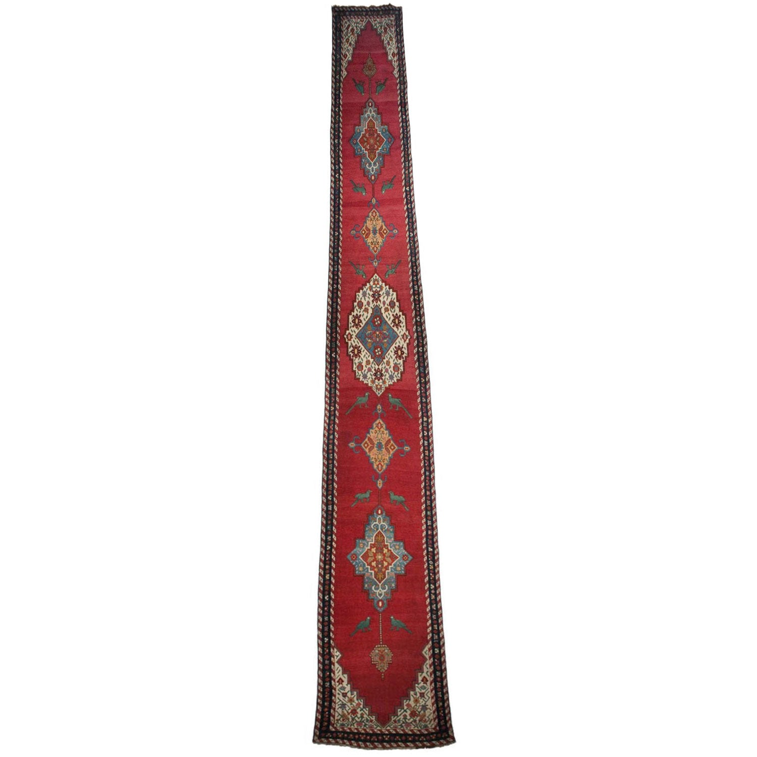 Antique Karabagh Runner — 1890s | 3'8" x 23'9"