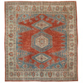 Vintage Persian Veece Square Carpet — 1950s | 6'6" × 7'1"