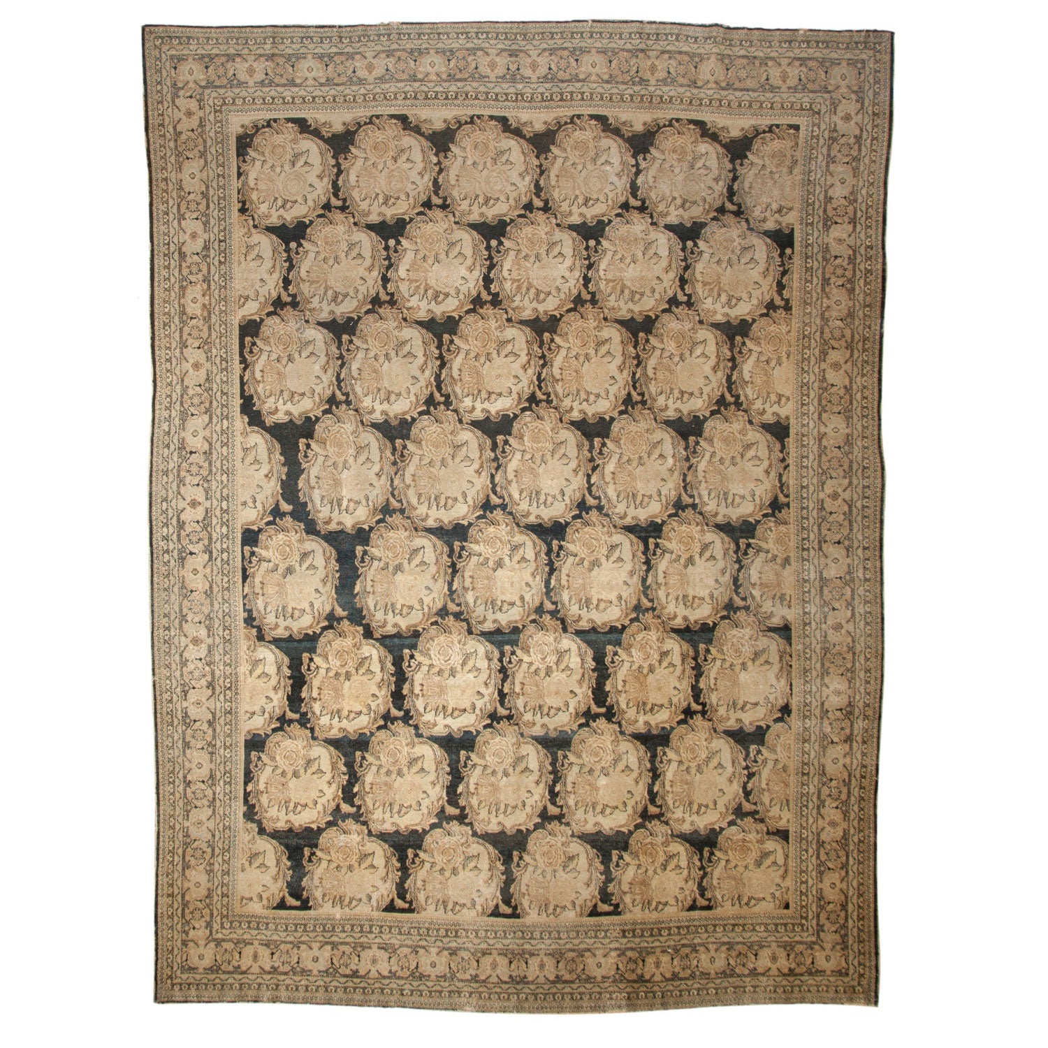 Antique Persian Tabriz Carpet — 1920s | 10'2" x 13'1"