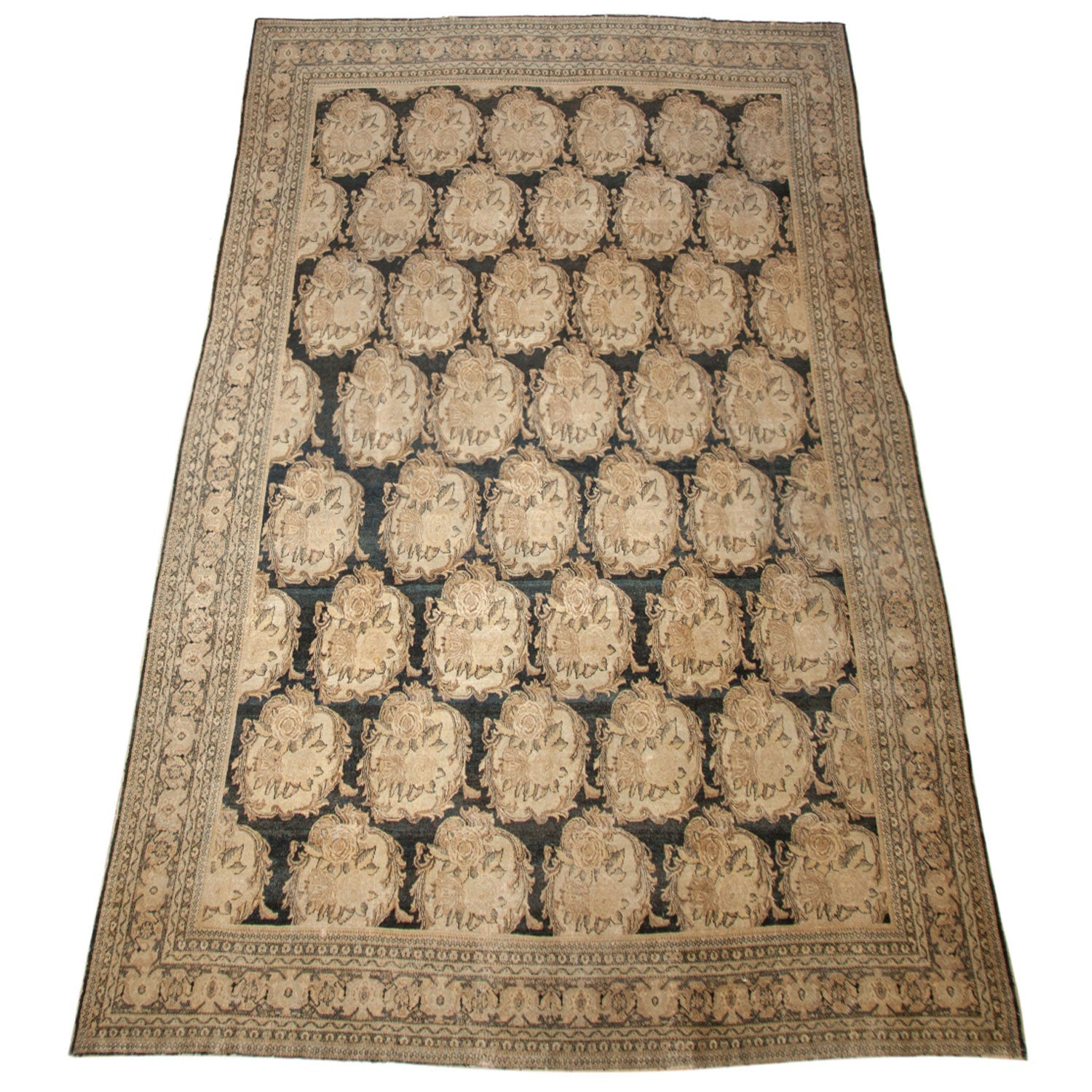 Antique Persian Tabriz Carpet — 1920s | 10'2" x 13'1"