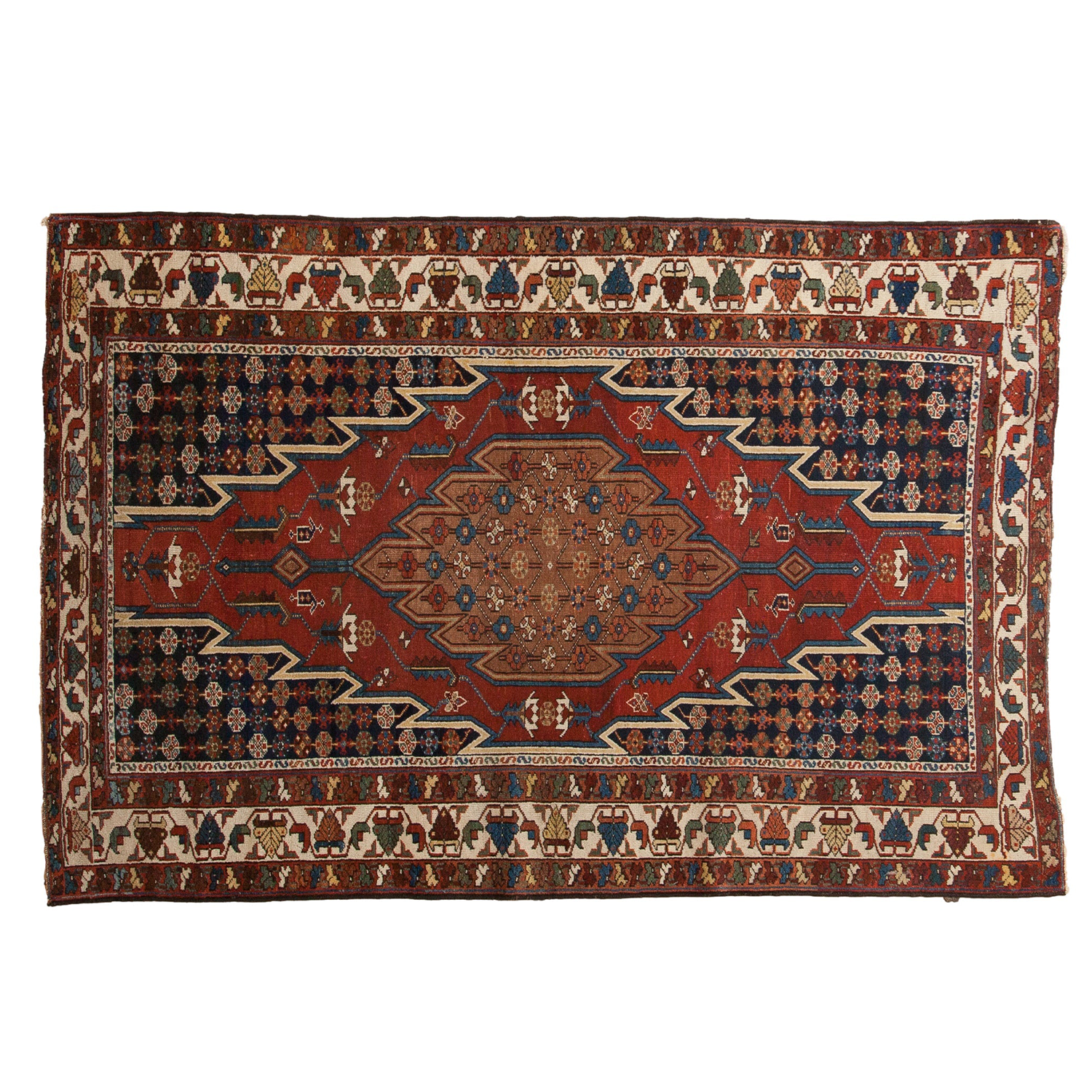 Vintage Persian Hamadan Rug — 1930s | 4'3" x 6'5"