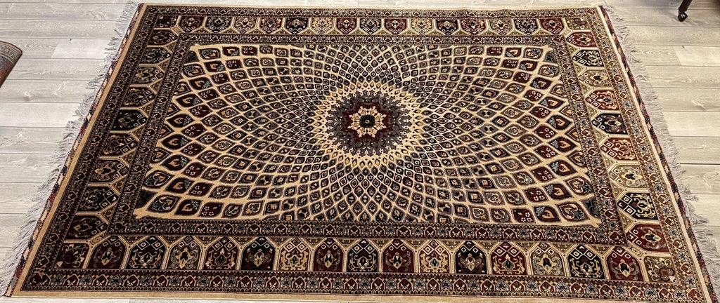 Afghan Parak Area Rug — Late 20th Century | 7' x 10'